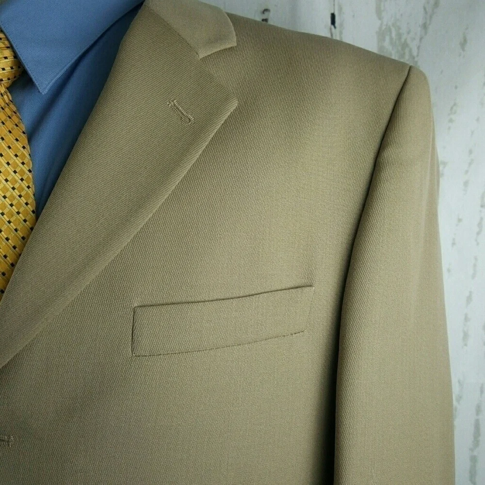 Bachrach 3 Button Suit Blazer Sports Coat 44R